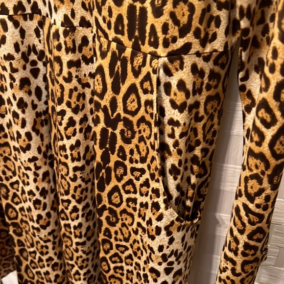 Leopard print dress with pockets NWT - Picture 2 of 5